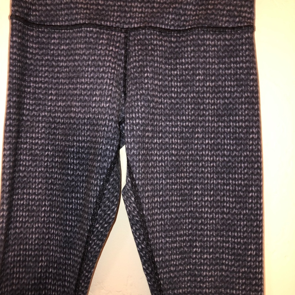 Lululemon knit print leggings